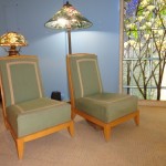 Pair of Andre Arbus Chairs at Lillian Nassau